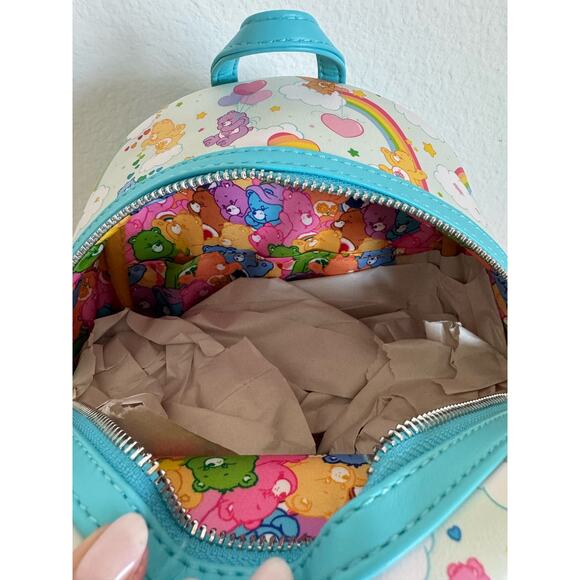 Loungefly Exclusive Care Bears Rainbow mini Backpack- NEW with tags - Picture 5 of 5